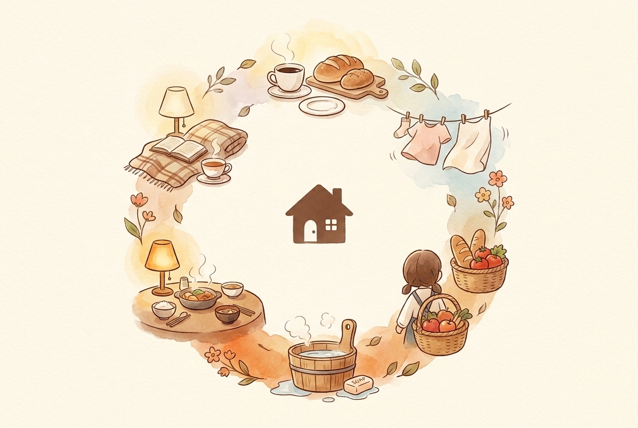 暮らしの24時間から考える道具選び